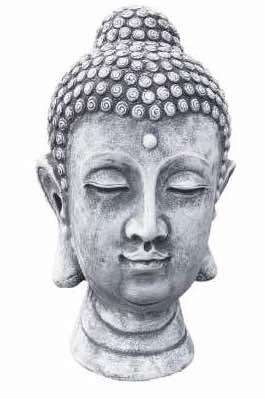 Steinfigur Steinskulptur Buddha Shiva Kopf