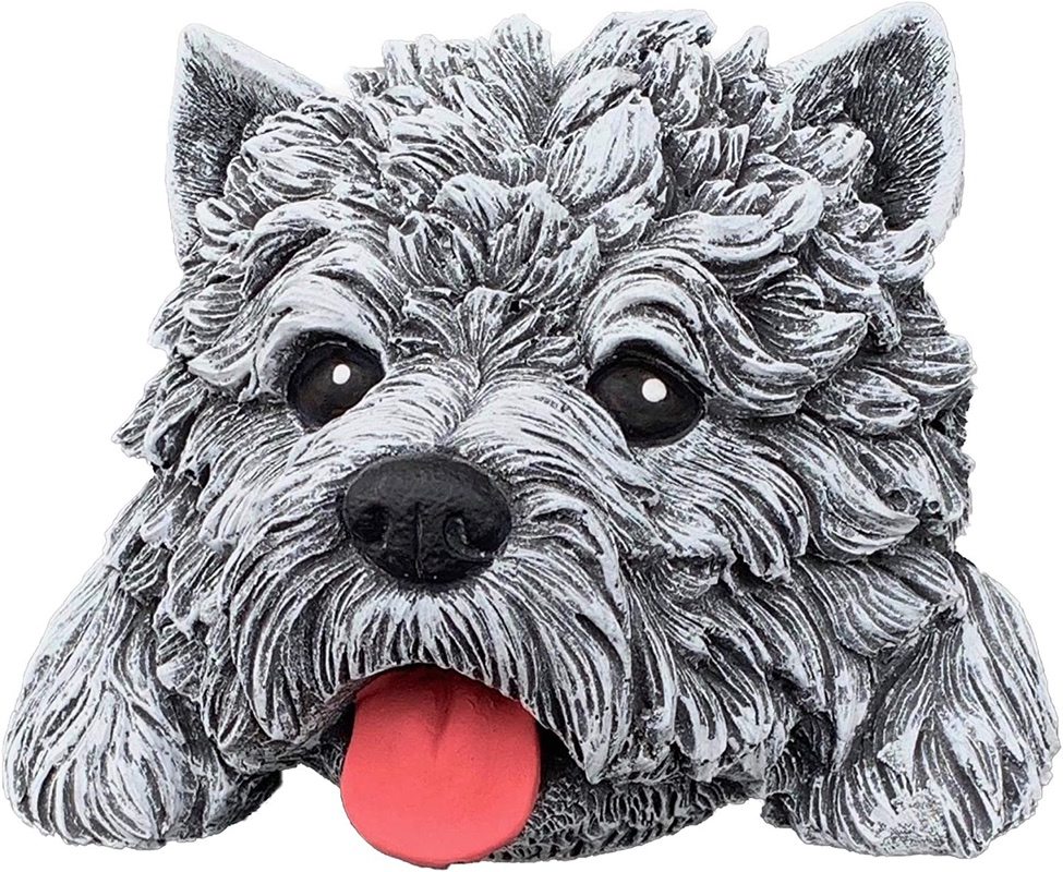 Steinfigur Westie Kopf Stone and Style