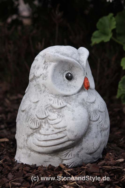 Steinfigur Eule Hedwig