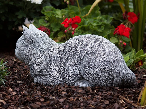 Steinfigur Katze Träumerle