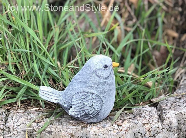 3er Set Steinfigur Vogel klein