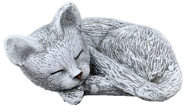 Steinstatue Steinskulptur Katze Katzenfigur