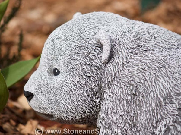 Steinfigur Bär stehend