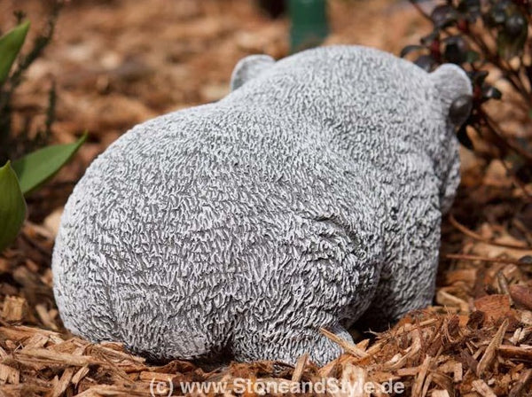 Steinfigur Bär stehend