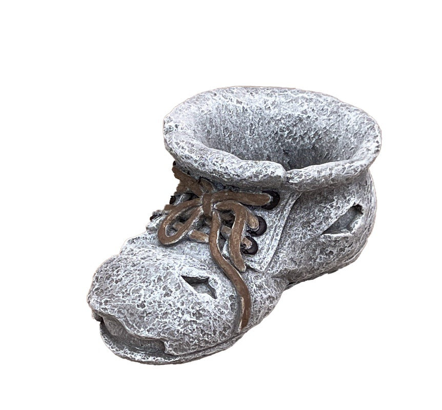 Steinfigur Pflanzschale Stiefel – Stone and Style