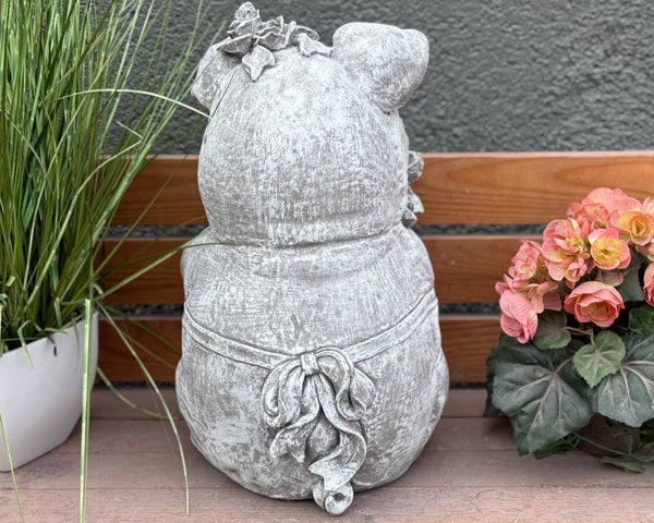 Steinfigur Schweinchen XL Sau Gundel