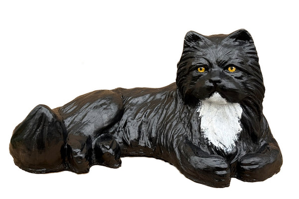 Steinfigur Maine Coon Coonie Perser Figur Gartenfigur
