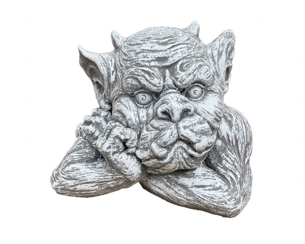 Steinfigur Gargoyle Gargoyles Büste Kantenhocker