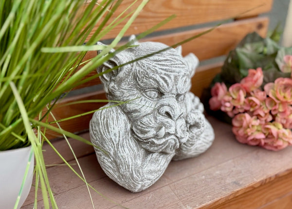Steinfigur Gargoyle Büste Roberto