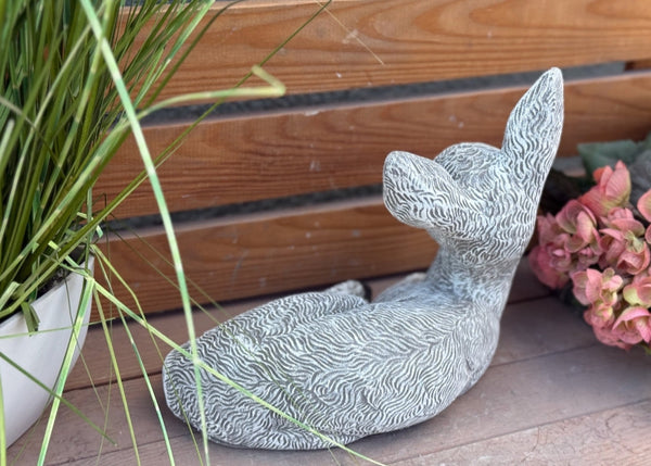 Steinfigur Reh naturgetreu