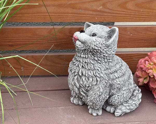 Steinfigur Katze Wilma