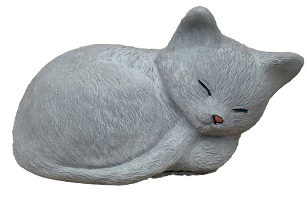 Steinfigur kleine Katze Gartenfigur Katzen