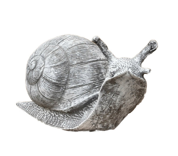 Steinfigur Schnecke gross, frostfest 