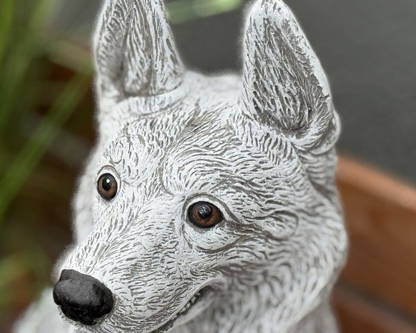 Steinfigur Schäferhund groß