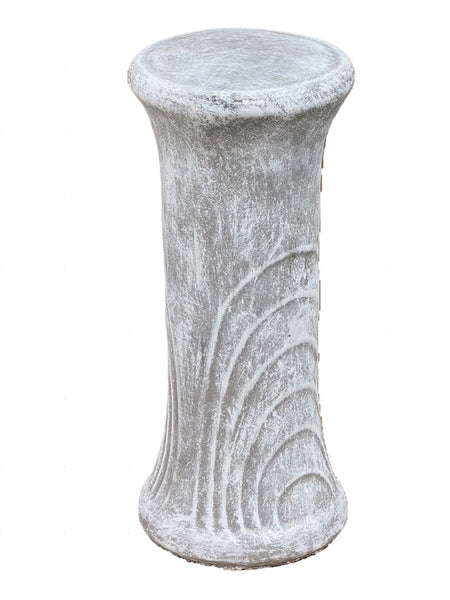 Massive Steinguss Säule 40 cm in heller Steinoptik – frostfeste Gartensäule von Stone and Style