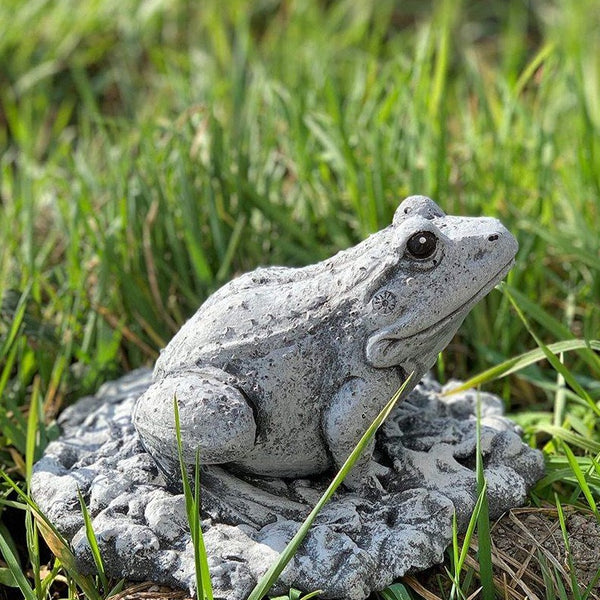 Steinfigur Frosch klein