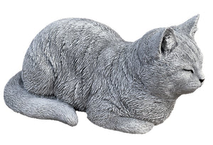 Steinfigur Katze Träumerle