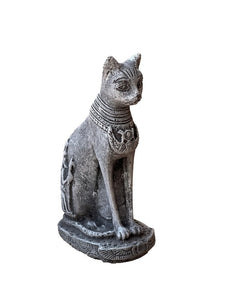 Steinfigur Steinskulptur Steinstatue Bastet ägyptisch Ägypten Göttin Katze Katzengöttin