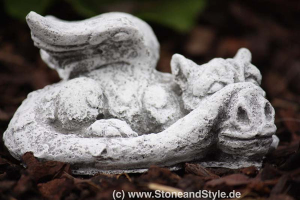 Steinfigur Drache mini