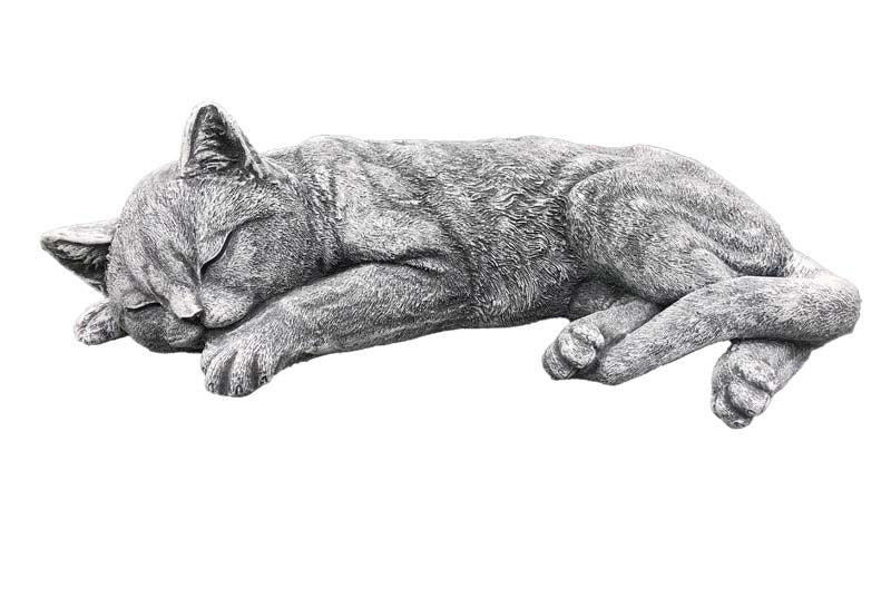 Steinstatue Steinskulptur Katze Katzenfigur