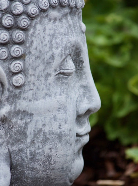 Steinfigur  Buddha Shiva Kopf