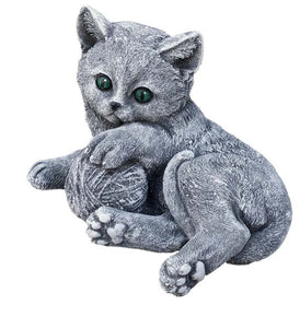 Steinstatue Steinskulptur Katze Katzenfigur