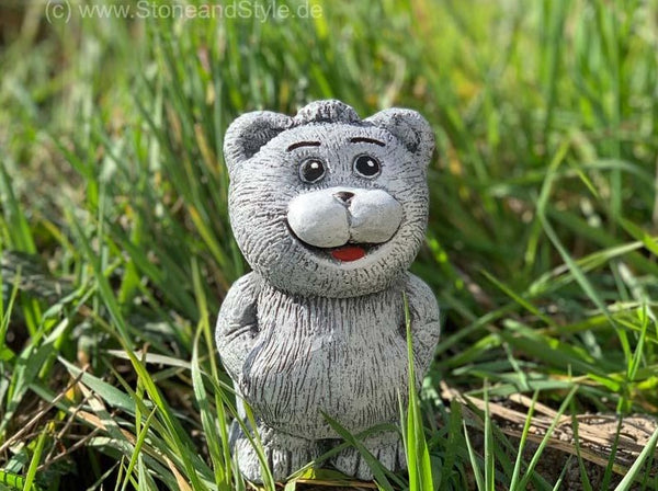Steinfigur Glücksteddy Teddybär Bob