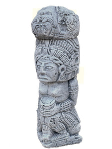 Steinfiguren Steinstatue Steinskulptur Maya Totem Azteken