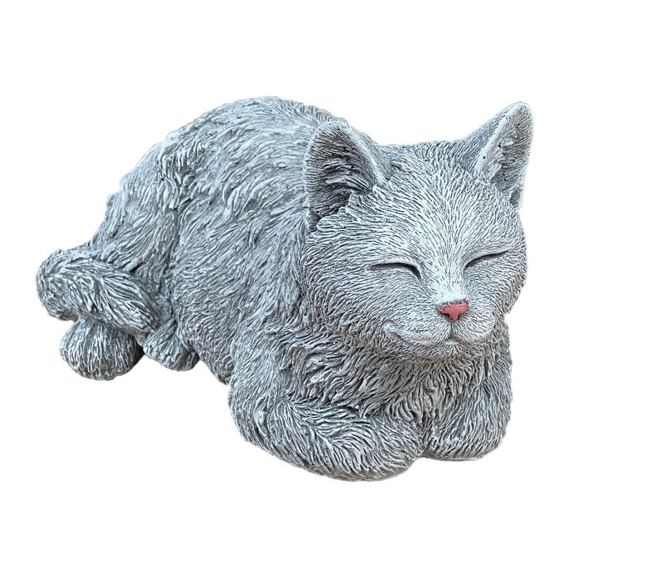 Steinstatue Steinskulptur Katze Katzenfigur
