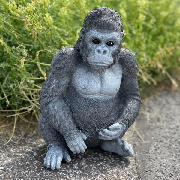 Steinfigur Gorilla