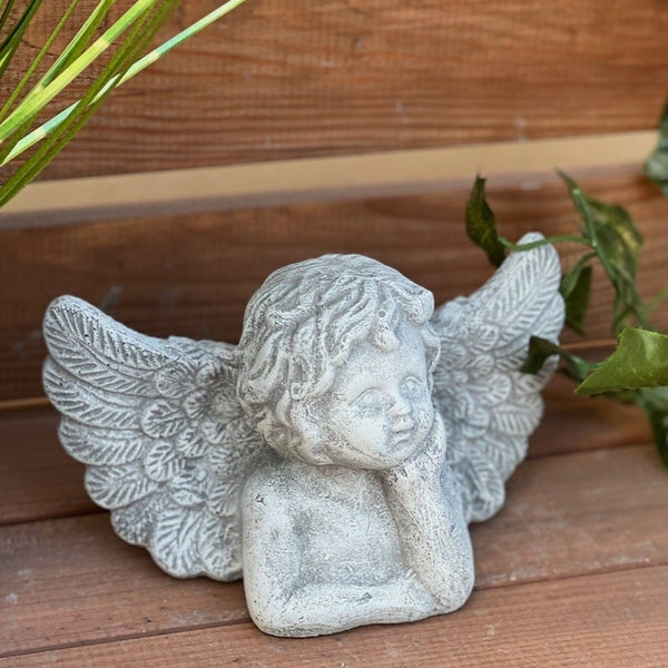Steinfigur kleine Engel Büste