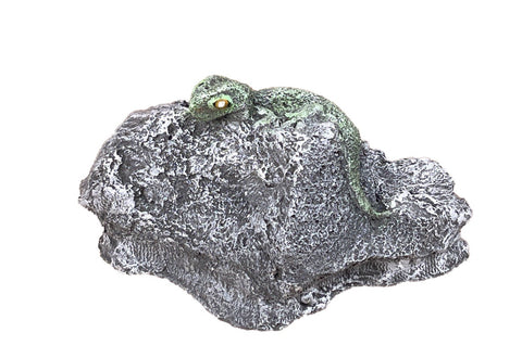 Steinfigur Gecko